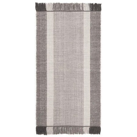Safavieh 5 x 8 ft. Montauk Collection Contemporary Rectangle Hand Woven Rug Ivory & Grey MTK301A-5